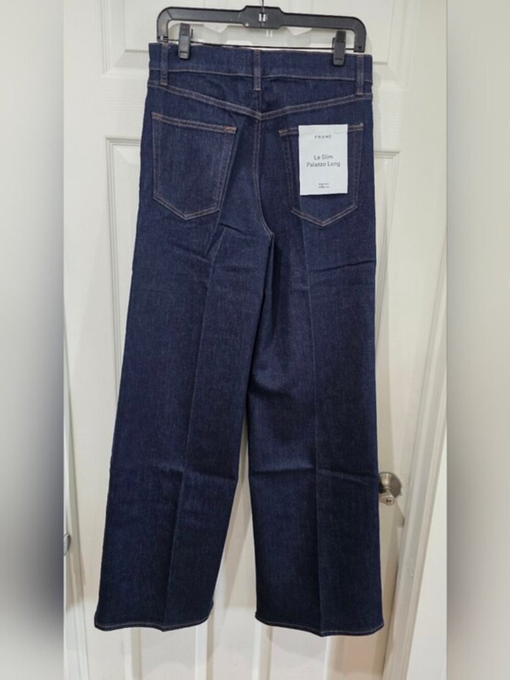 Frame Le Slim Palazzo Long Jeans - Picture 4 of 9